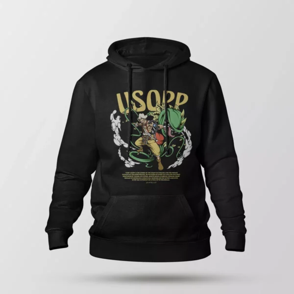 هودی انیمه وان پیس طرح اوسوپ رزمی (Usopp)