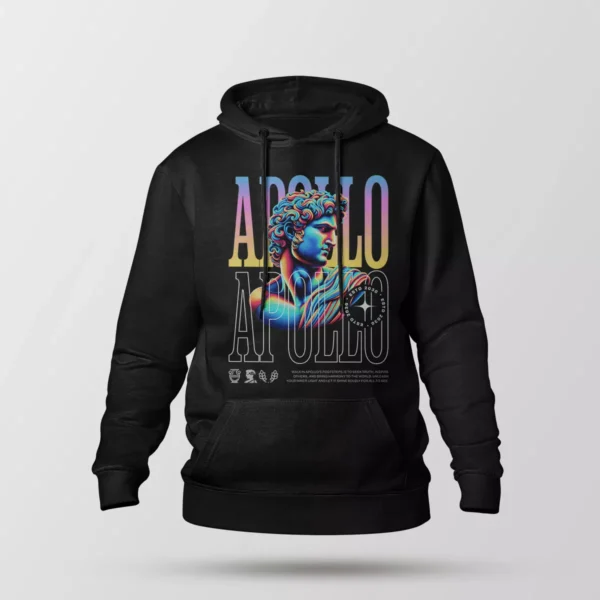 هودی آپولو طرح مجسمه رنگی (Apollo)