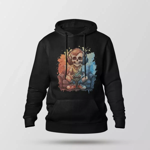 هودی اسکلت طرح گیمر (Gamer Skeleton)