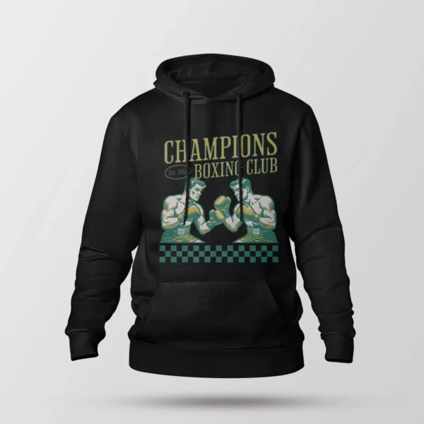 هودی بوکس طرح Champions Boxing Club