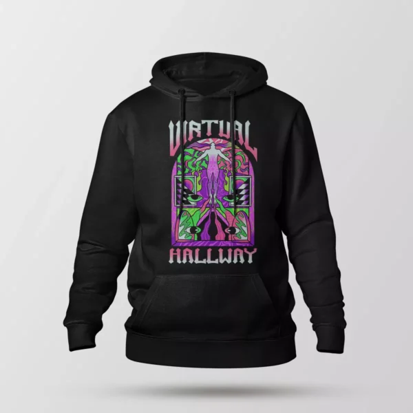 هودی سایبر رترو طرح Virtual Hallway