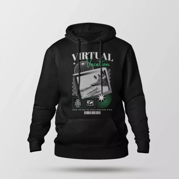 هودی تابستانی طرح Virtual Vacation
