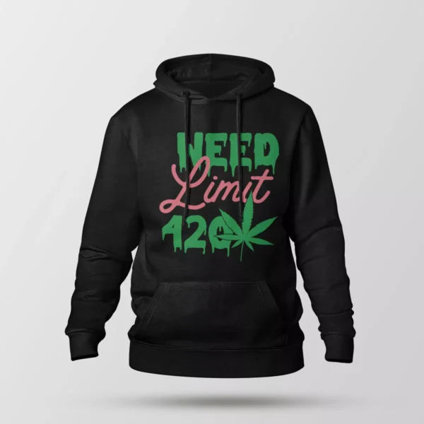 هودی نوشته Weed Limit 420
