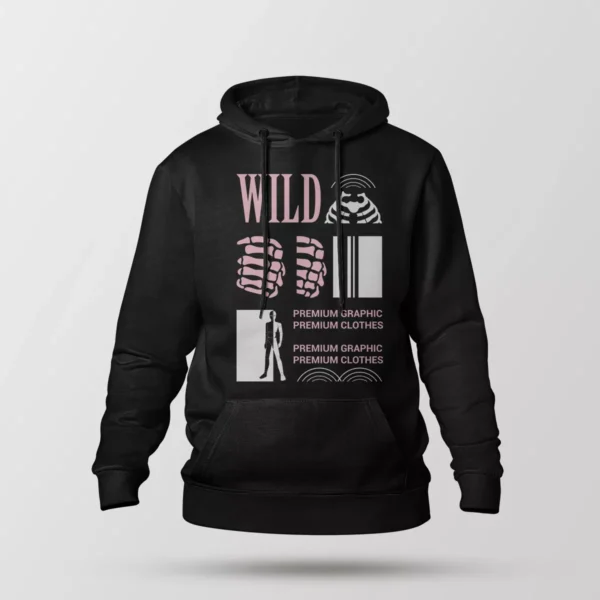 هودی استریت‌ویر طرح Wild Premium Graphic