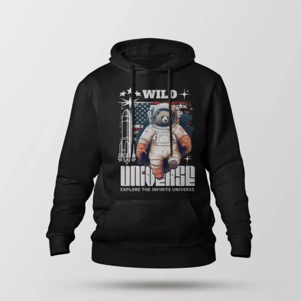هودی خرس فضانورد طرح Wild Universe