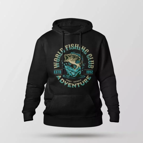 هودی ماهیگیری طرح Adventure Club