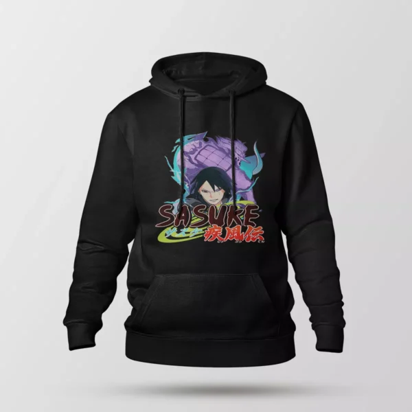 هودی انیمه ناروتو طرح ساسکه (Sasuke)
