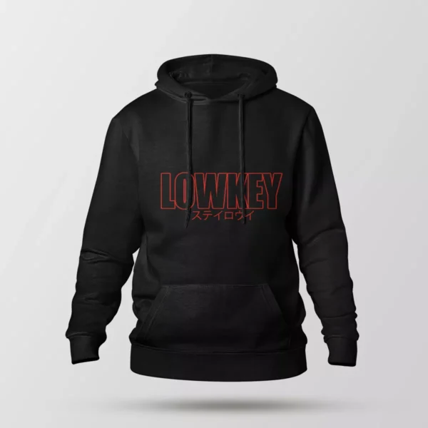 هودی نوشته Lowkey طرح ژاپنی