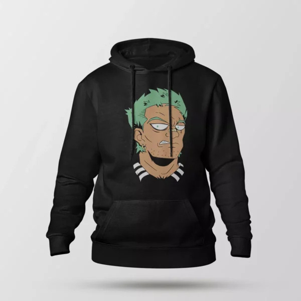 هودی انیمه وان پیس طرح زورو (Zoro)