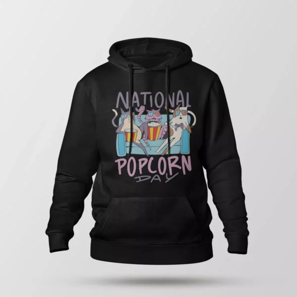 هودی پاپ کورن طرح National Popcorn Day