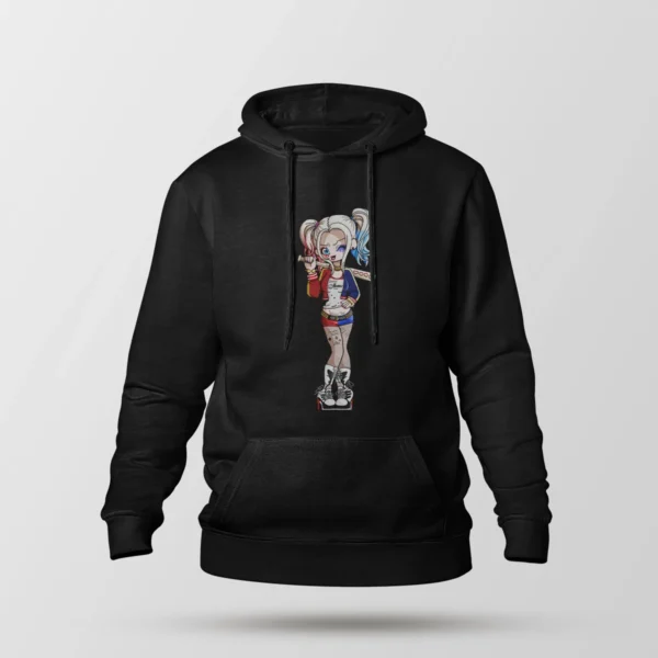 هودی دی‌سی طرح هارلی کویین کارتونی (Harley Quinn)