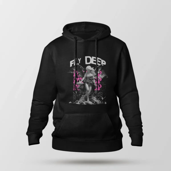 هودی فرشته طرح Fly Deep