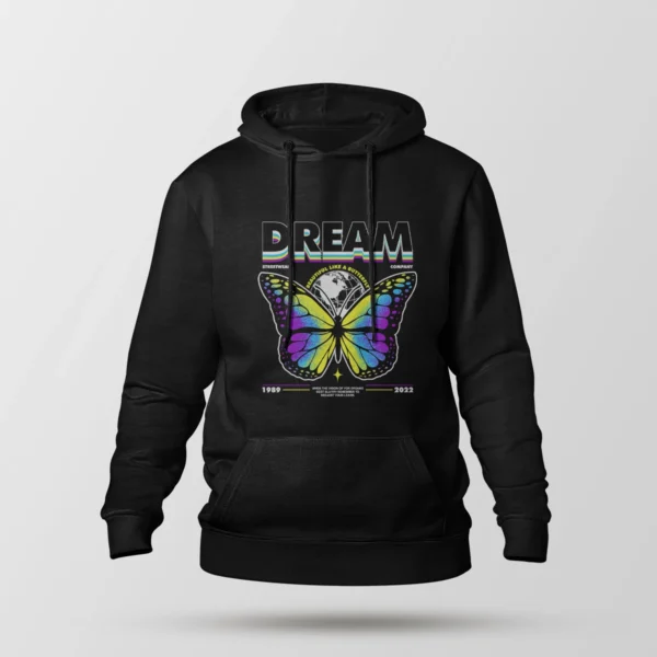 هودی نوشته رویا و پروانه (Dream Butterfly)
