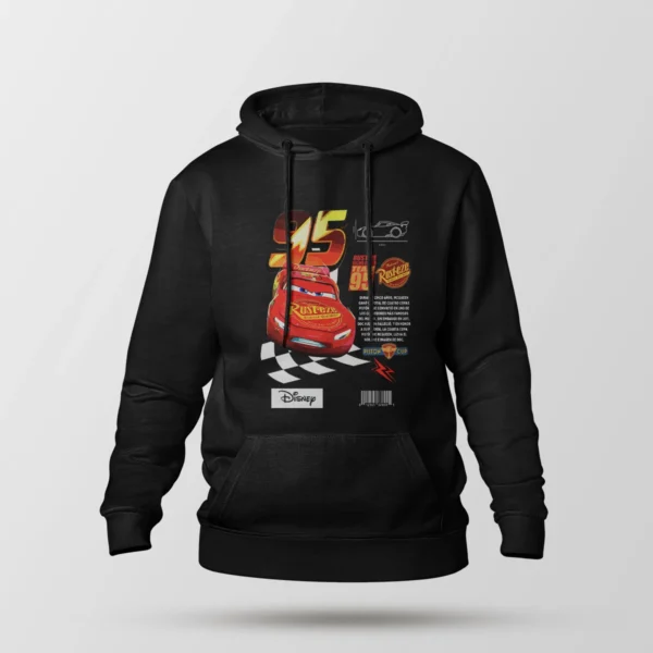هودی ماشین‌ها طرح لایتنینگ مک‌کوئین (Lightning McQueen)