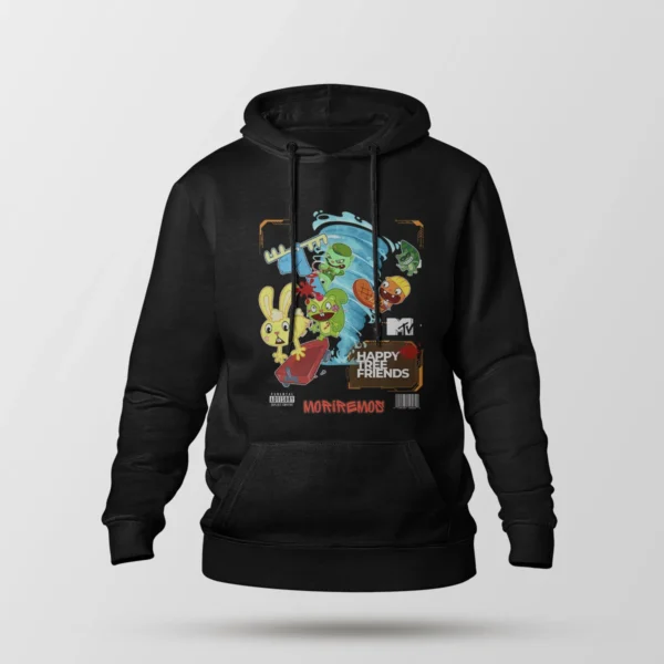 هودی Happy Tree Friends طرح کارتونی گروهی