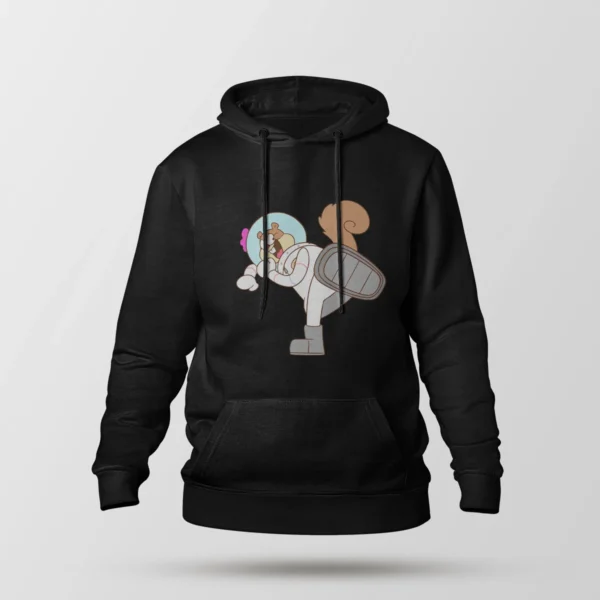 هودی باب اسفنجی طرح سندی چیکس رزمی (Sandy Cheeks)