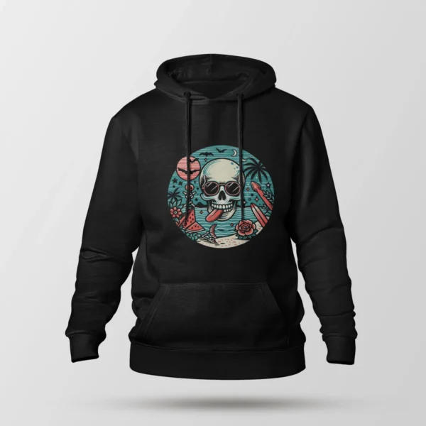 هودی جمجمه و موج ساحلی (Beach Skull)