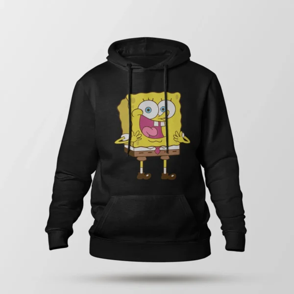 هودی باب اسفنجی طرح خنده بلند (SpongeBob)