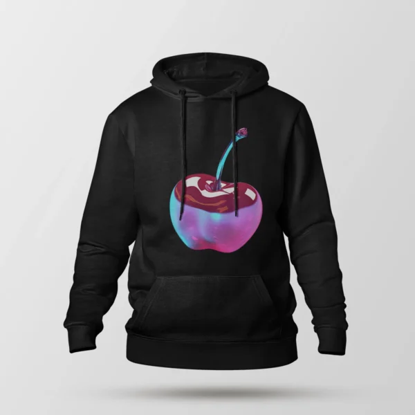 هودی طرح گیلاس براق (Chrome Cherry)