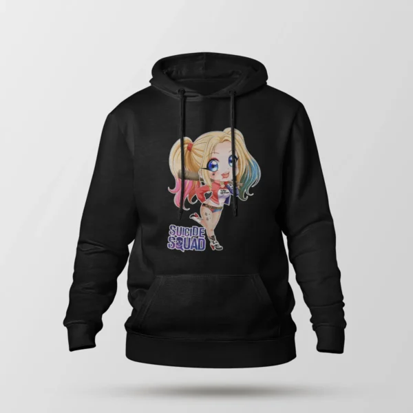 هودی هارلی کویین طرح چیبی Suicide Squad (Harley Quinn)