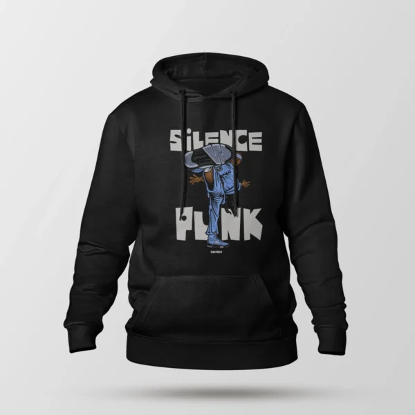 هودی طرح کاراکتر Silence Punk با کفش