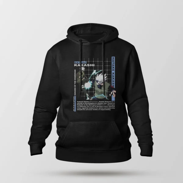 هودی انیمه ناروتو طرح کاکاشی (Kakashi)