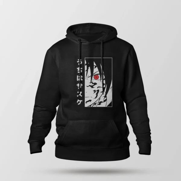 هودی انیمه ناروتو طرح اوچیها ساسکه (Sasuke)