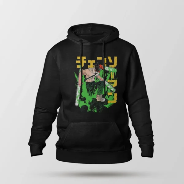 هودی انیمه وان پیس طرح زورو شمشیرزن (Zoro)