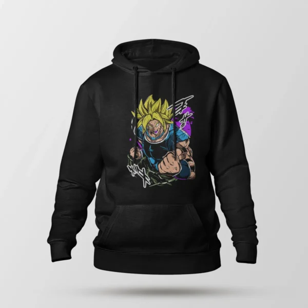 هودی انیمه دراگون بال طرح برولی (Broly)