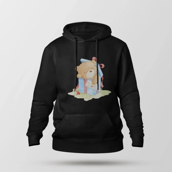 هودی فانتزی طرح دختر روی هلال ماه (Cute Girl on Moon Swing)