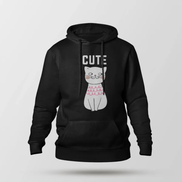 هودی گربه طرح Cute
