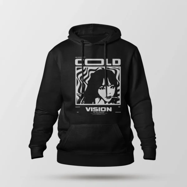 هودی دختر انیمه‌ای طرح Cold Vision