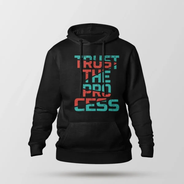 هودی تایپوگرافی طرح Trust The Process