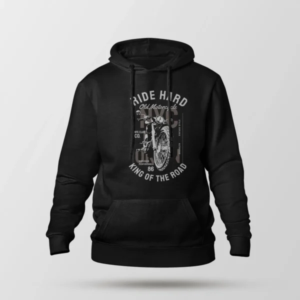 هودی طرح موتور سیکلت کلاسیک (Ride Hard Motorcycle)