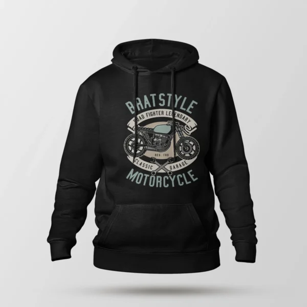 هودی موتورسیکلت طرح Bratstyle Road Fighter