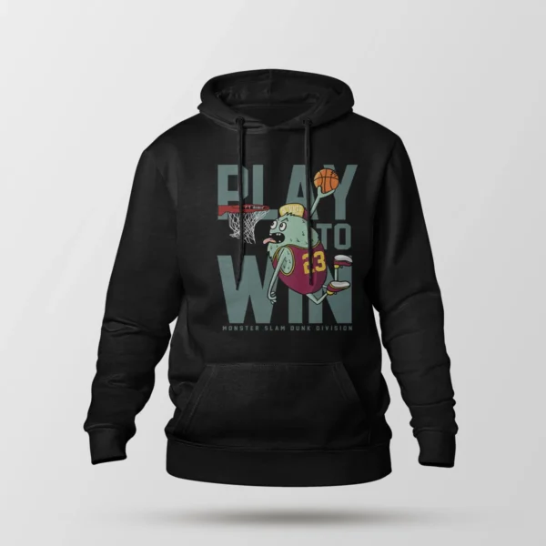 هودی کارتونی بسکتبال طرح Play To Win
