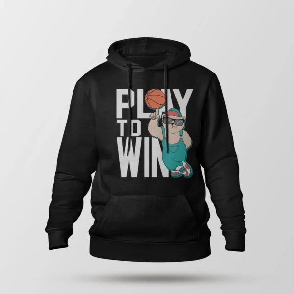 هودی بسکتبال طرح Play To Win کارتونی