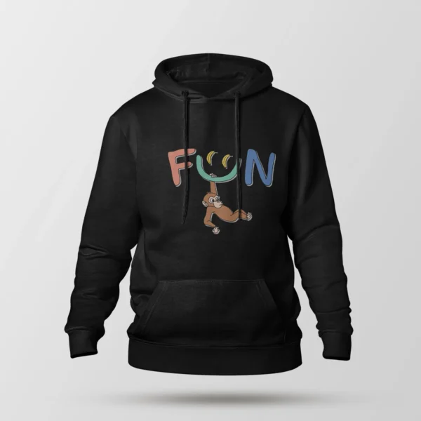 هودی میمون بامزه طرح Fun