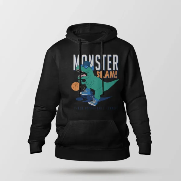 هودی بسکتبال طرح دایناسور Monster Slam