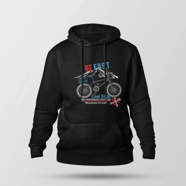 هودی دوچرخه طرح Be Fast Need Speed