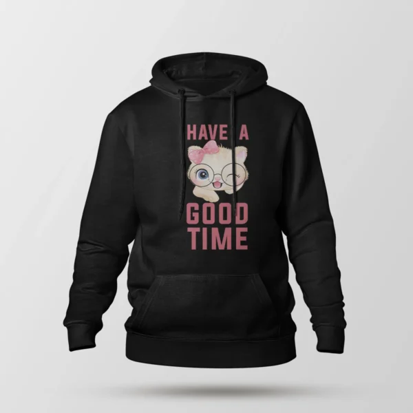 هودی گربه طرح Have A Good Time