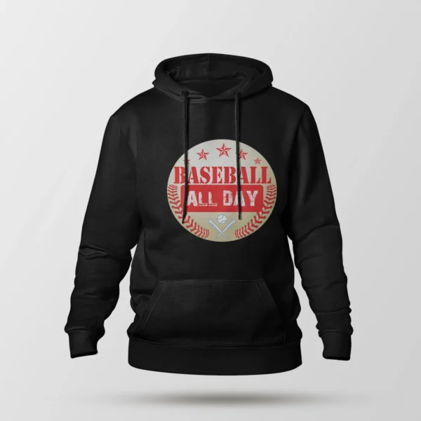 هودی بیسبال طرح Baseball All Day