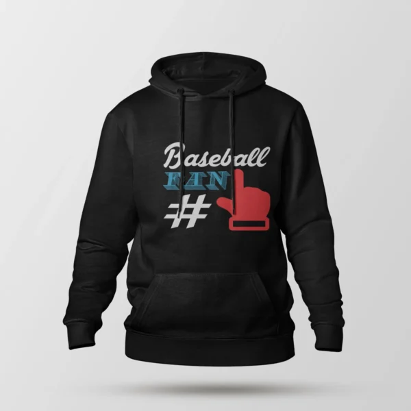 هودی بیسبال طرح Baseball Fan