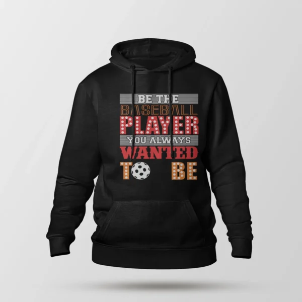 هودی بیسبال طرح Baseball Player