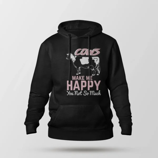 هودی گاو طرح Cows Make Me Happy
