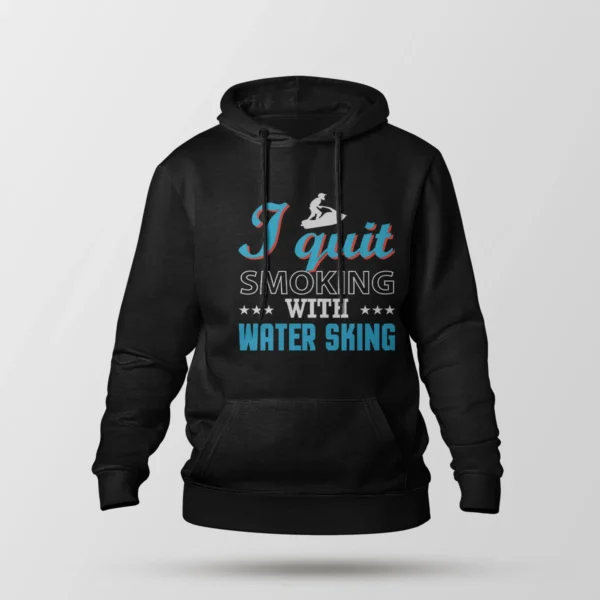 هودی اسکی روی آب طرح I Quit Smoking