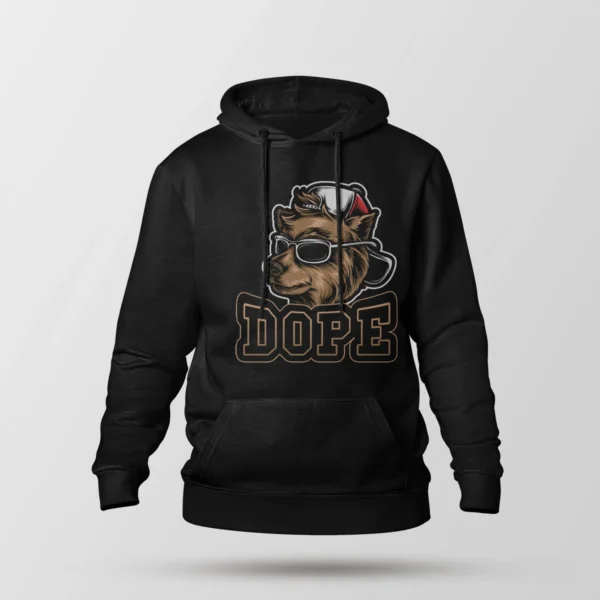 هودی خرس طرح Dope