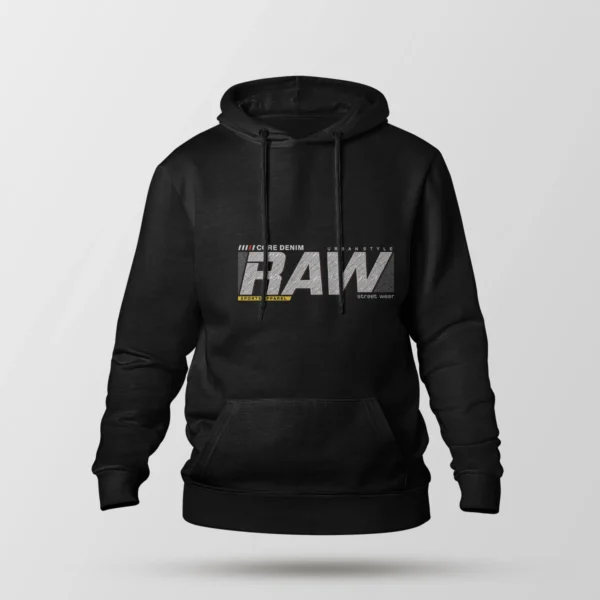 هودی استریت‌ویر طرح Raw Denim