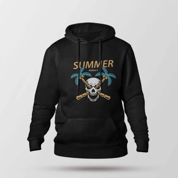 هودی اسکلت تابستانی طرح Summer Addict