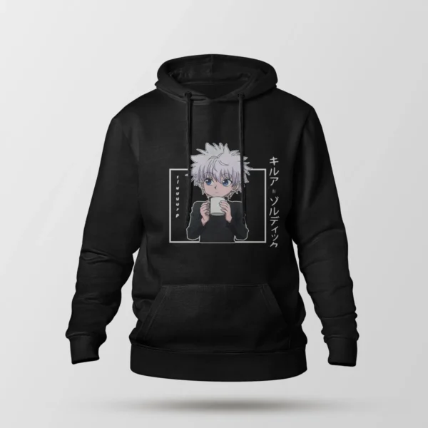 هودی انیمه هانتر × هانتر طرح کیلوا (Killua Zoldyck)